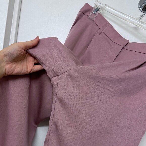 Samsoe Samsoe Straight Fit Stamford Pants Trousers Woodrose Pink Lyocell S - Picture 9 of 14